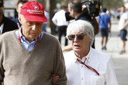 Niki Lauda, Mercedes AMG F1 Fahri Direktörü ve Bernie Ecclestone