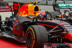 Race winner Max Verstappen, Red Bull Racing RB13 celebrates in parc ferme