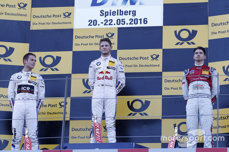 1. Marco Wittmann, 2. Tom Blomqvist, 3. Edoardo Mortara