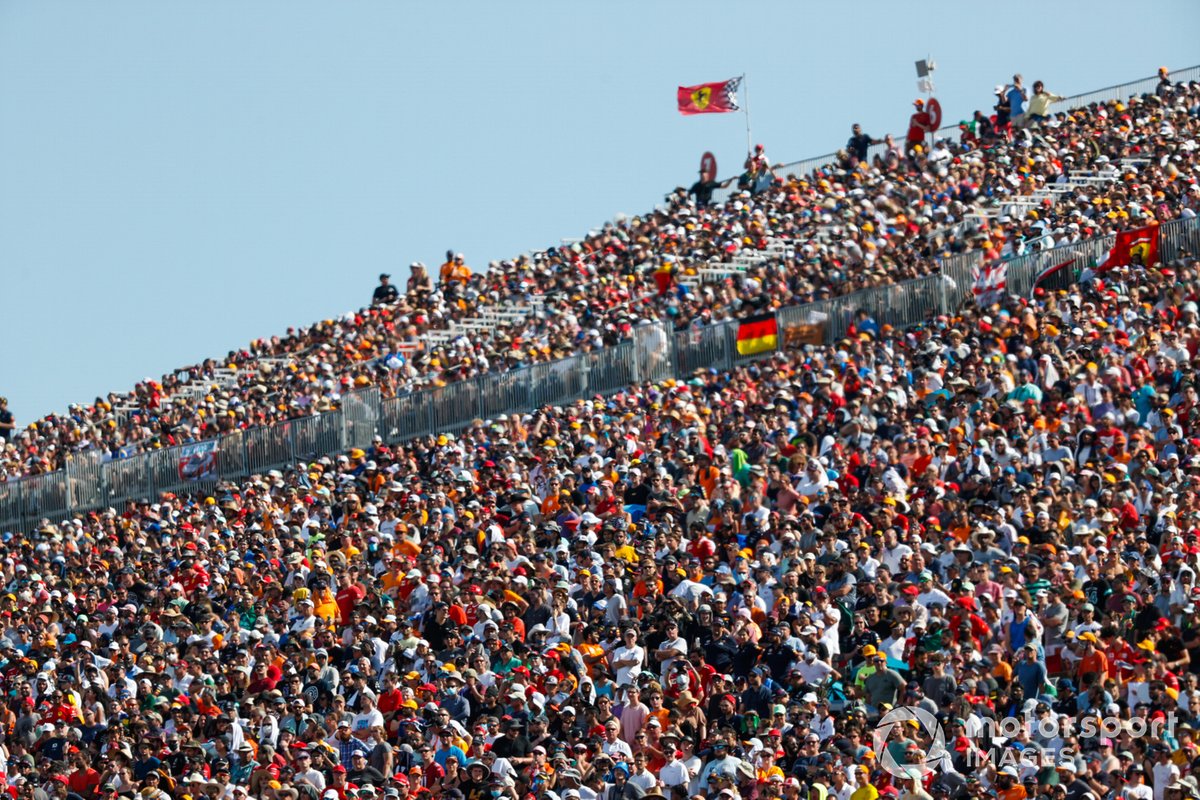 Fans pack out the grandstands
