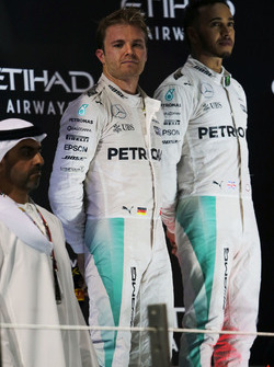 Podyum: 1. Lewis Hamilton, Mercedes AMG F1, 2. Nico Rosberg, Mercedes AMG F1