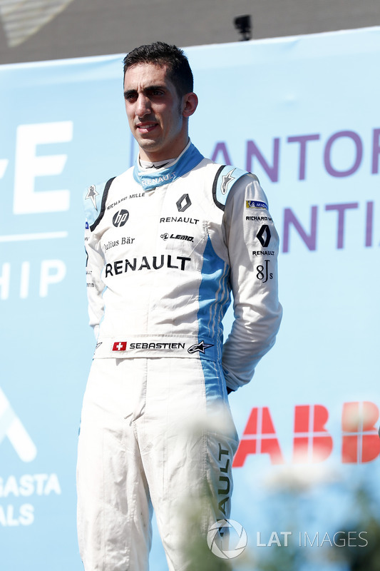 Third place Sébastien Buemi, Renault e.Dams