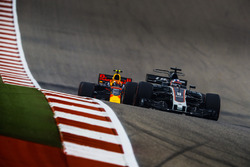 Romain Grosjean, Haas F1 Team VF-17, Max Verstappen, Red Bull Racing RB13