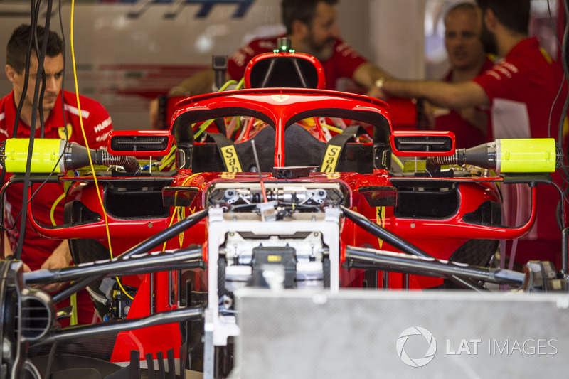 Ferrari SF71H halo wings
