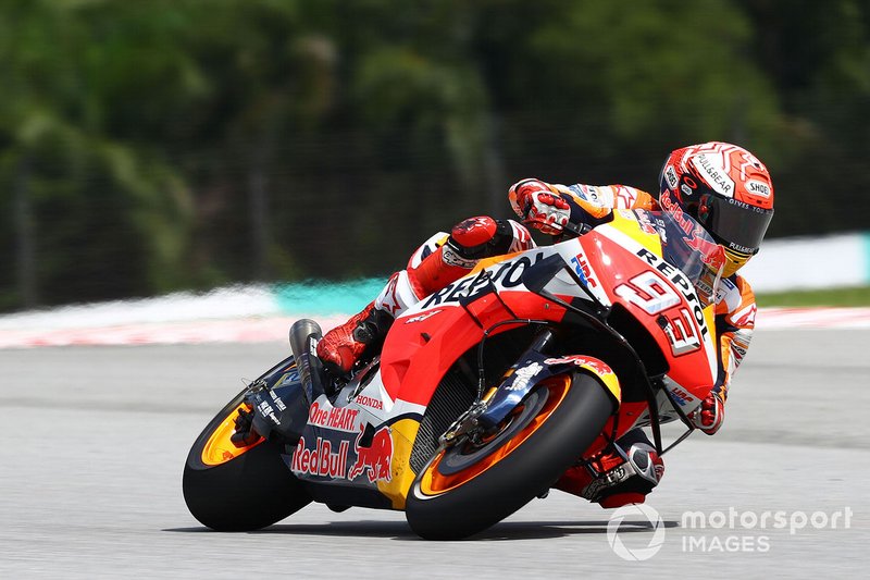 Marc Marquez weet waar hij aan moet werken op Sepang, maar kon enige verbazing over de sterkte van Yamaha niet ontkennen.