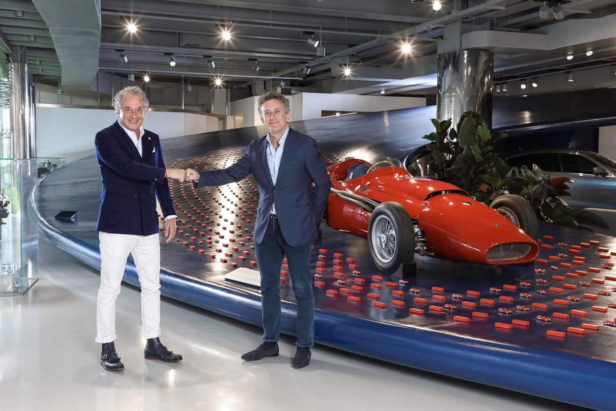 Davide Grasso, CEO Maserati, Alejandro Agag, CEO Formula E