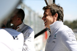 Toto Wolff, Mercedes AMG F1 Aandeelhouder en Executive Director in de pits
