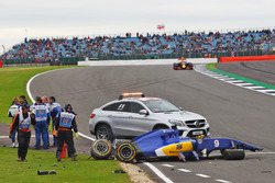 Unfall im 3. Training: Marcus Ericsson, Sauber C35