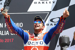 Podio: Danilo Petrucci, Pramac Racing, Andrea Dovizioso, Ducati Team