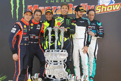 Winners Valentino Rossi, Carlo Cassina, Ford Fiesta WRC, second place Andreas Mikkelsen, Thierry Neu