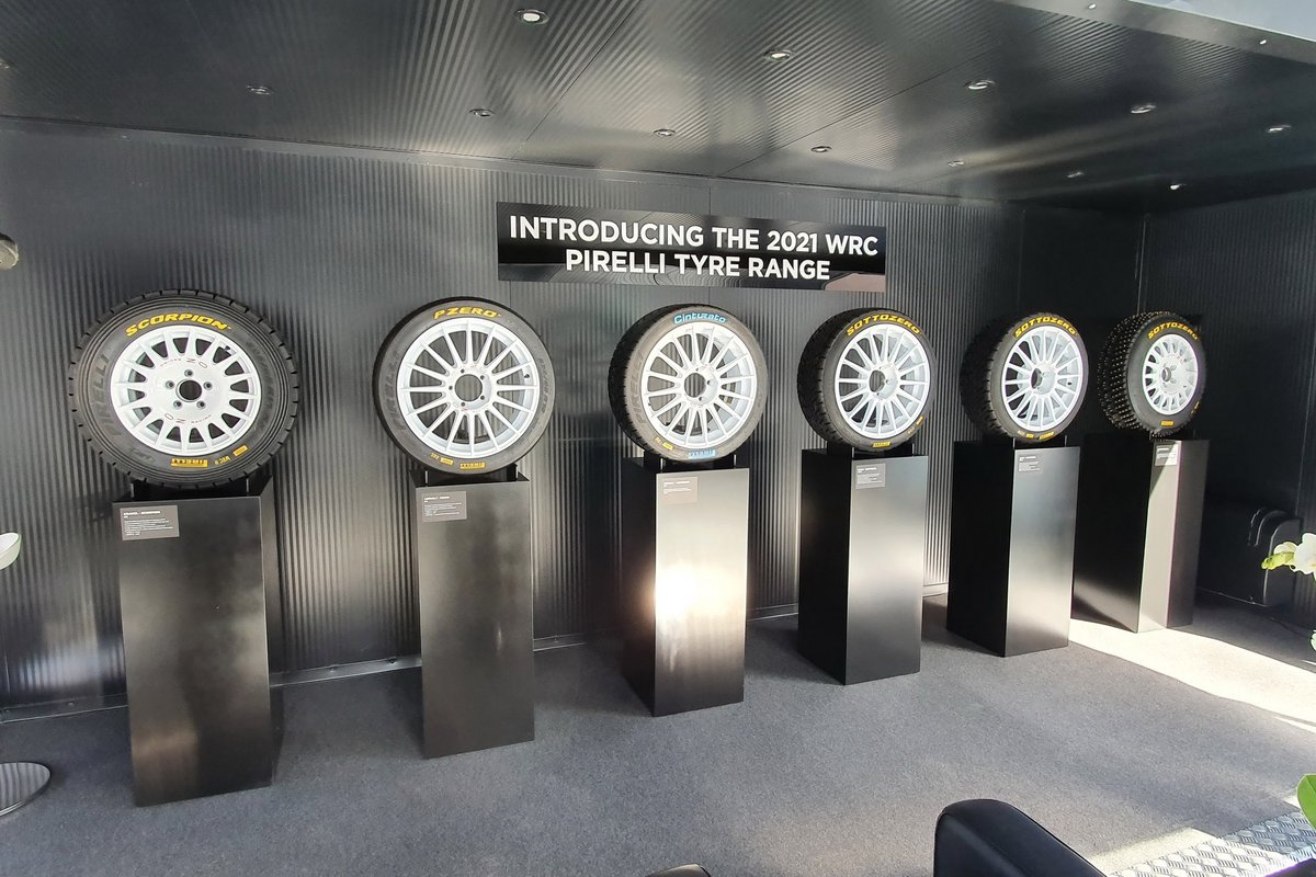 Pirelli memamerkan pilihan ban yang akan disediakan untuk WRC 2021.
