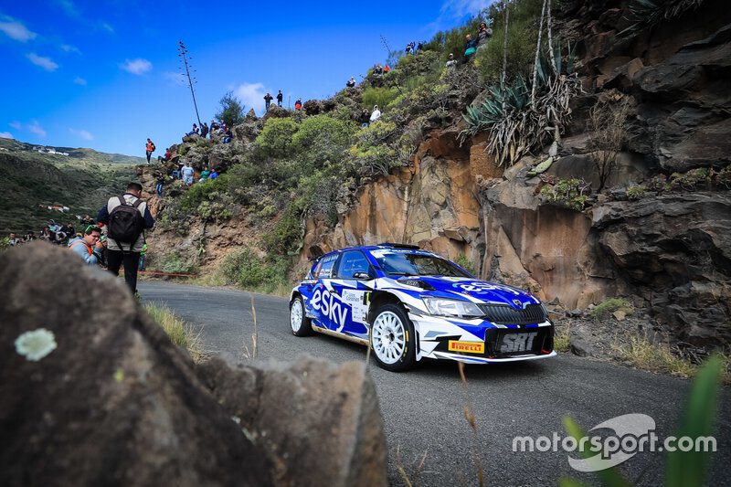 Lukasz Habaj, Daniel Dymurski, Skoda Fabia R5, Rally Islas Canarias, FIA ERC