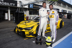 Timo Scheider and Timo Glock, BMW Team RMG, BMW M4 DTM