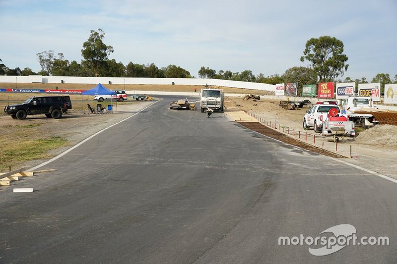 Track works at Winton Motor Raceway