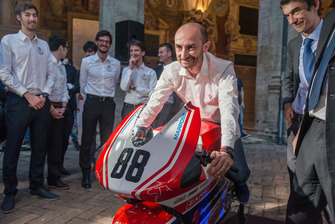 Claudio Domenicali alla presentazione UniBo Motorsport