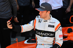 Stoffel Vandoorne, McLaren, takım fotoğrafında