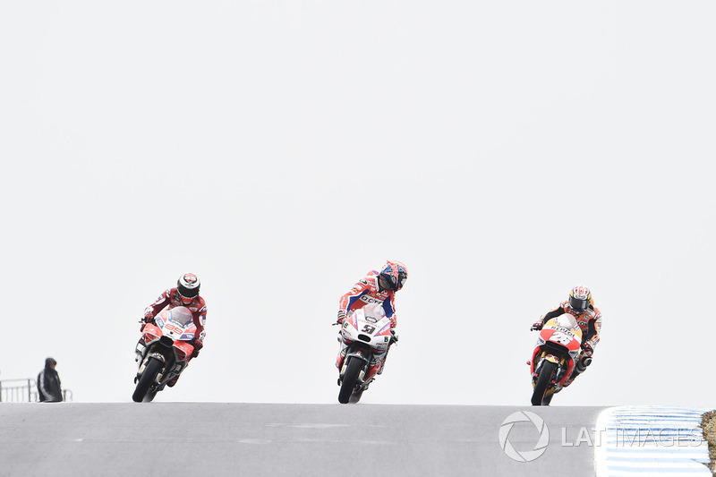 Хорхе Лоренсо, Ducati Team, Даніло Петруччі, Pramac Racing, Дані Педроса, Repsol Honda Team