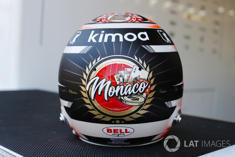Casco de Stoffel Vandoorne, McLaren