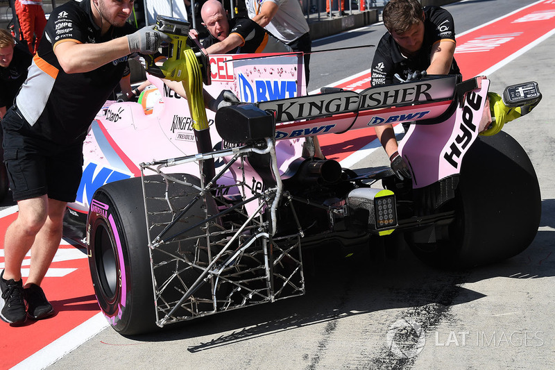 Естебан Окон, Sahara Force India VJM10, повітряний сенсор