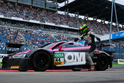 #44 Aust Motorsport, Audi R8 LMS: Mikaela Åhlin-Kottulinsky, Marco Bonanomi