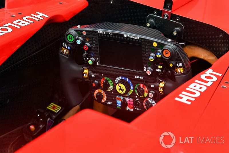 Ferrari SF70H steering wheel
