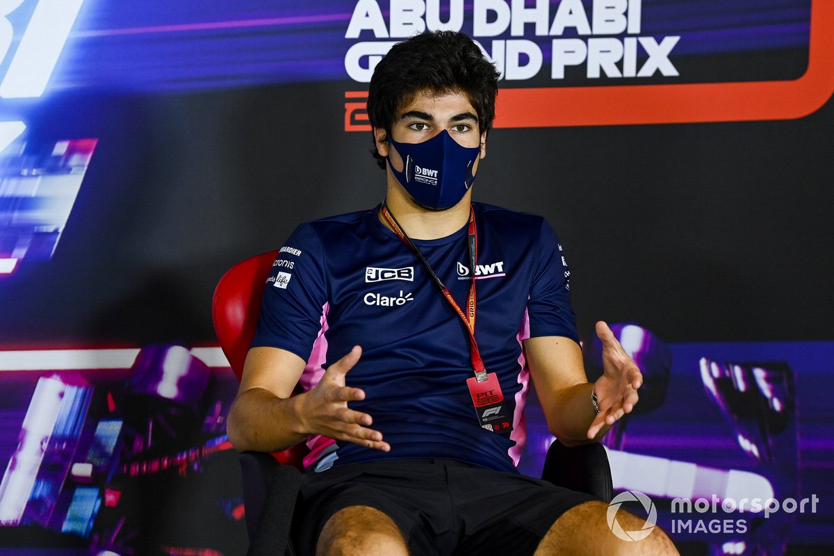 Lance Stroll, Racing Point dalam konferensi pers jelang Formula 1 Grand Prix Abu Dhabi 2020