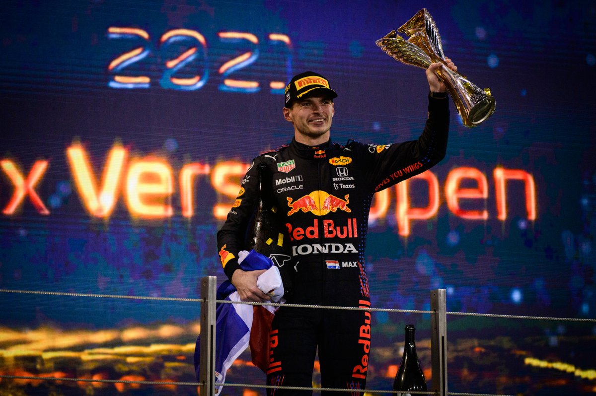 El campeón del mundo de F1 2021, Max Verstappen, Red Bull Racing