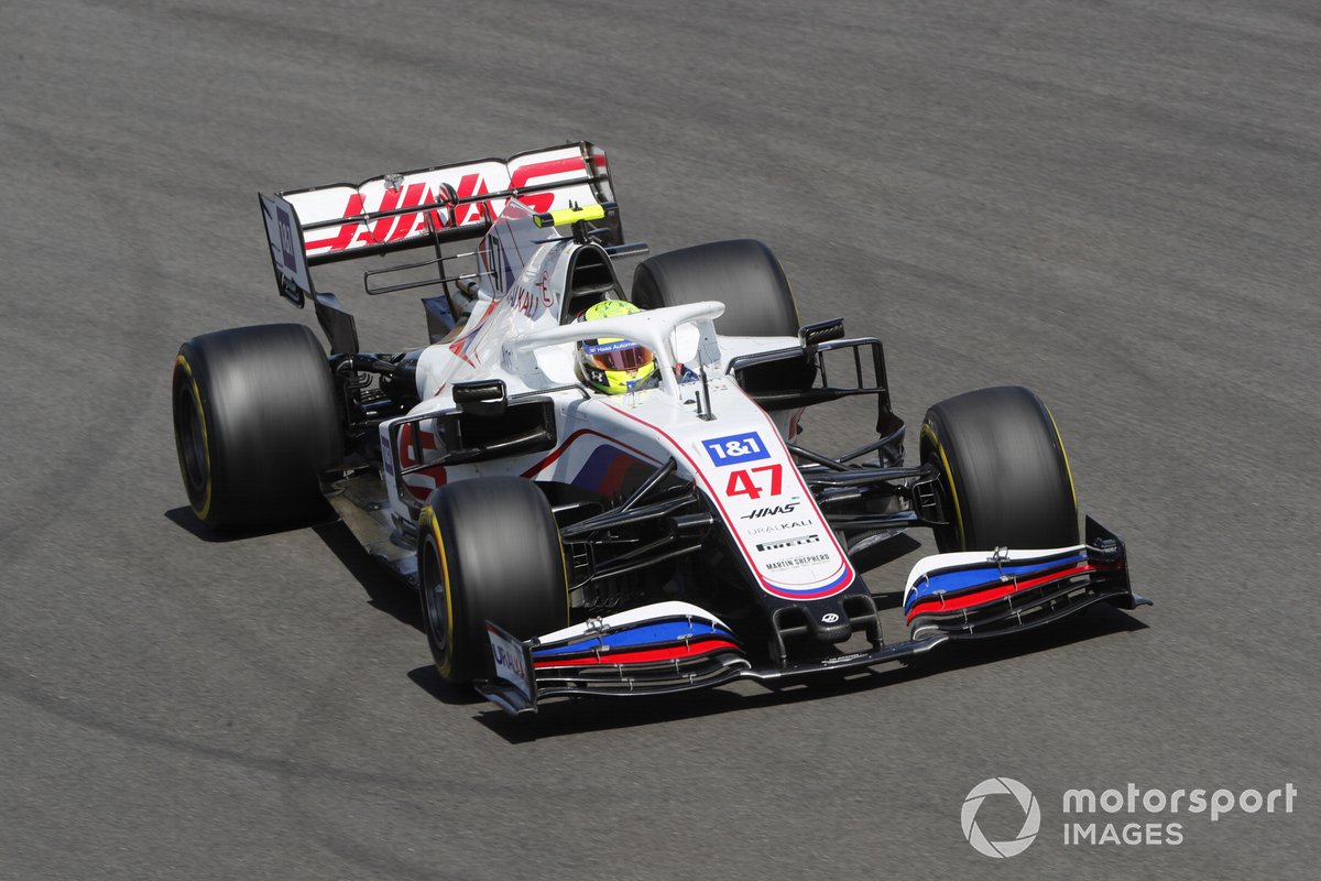 Mick Schumacher im Haas VF-21 in Portimao
