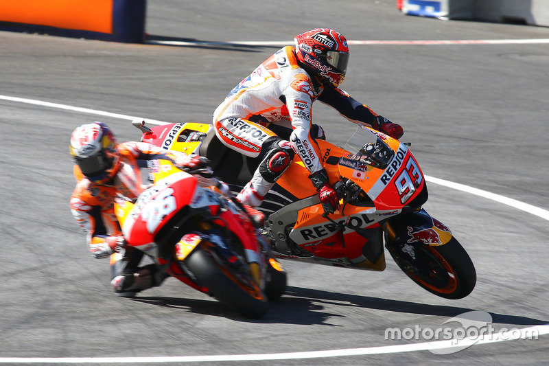 Аварія Марка Маркеса, Repsol Honda Team