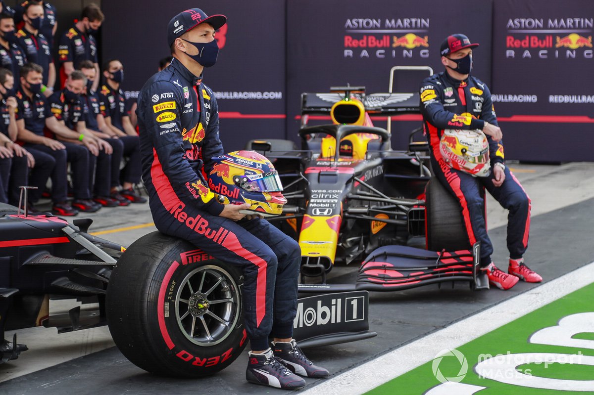 Алекс Элбон и Макс Ферстаппен, Red Bull Racing