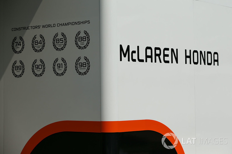 McLaren garage
