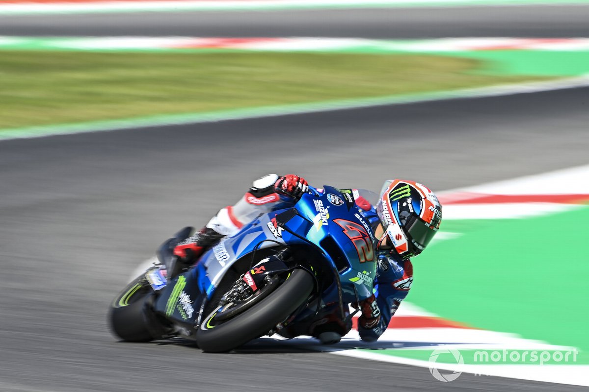 Verbeterde elektronica moet Alex Rins in Mugello aan succes helpen.