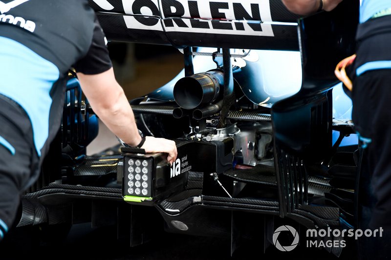 Williams FW42 exhaust