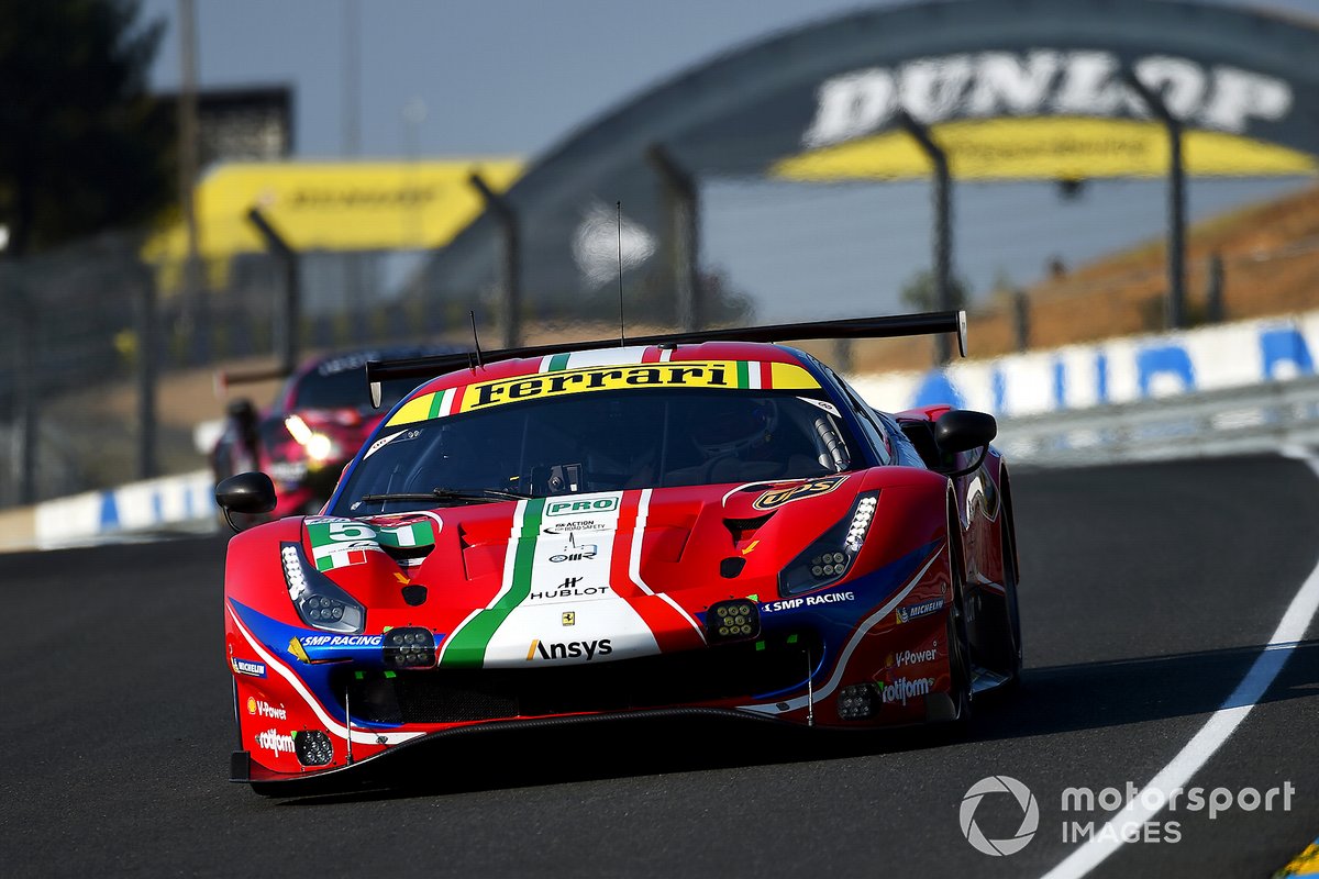 #51 AF Corse Ferrari 488 GTE EVO: Alessandro Pier Guidi, James Calado, Daniel Serra