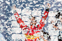 Podium: winnaar Lucas di Grassi, ABT Schaeffler Audi Sport