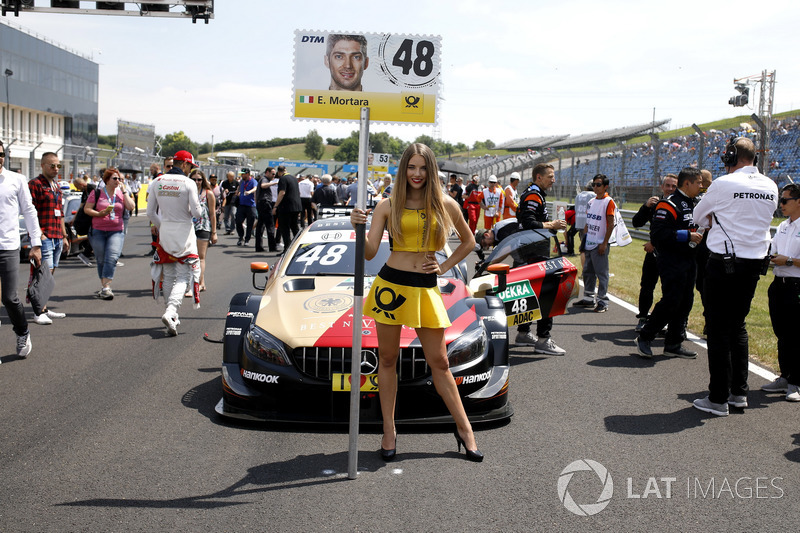 La grid girl di Edoardo Mortara, Mercedes-AMG Team HWA