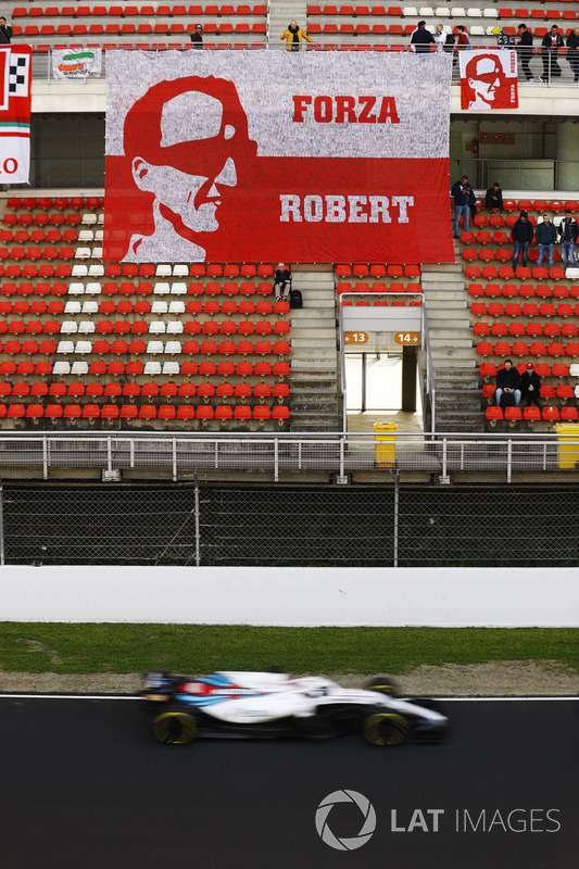 Pancarta de Robert Kubica