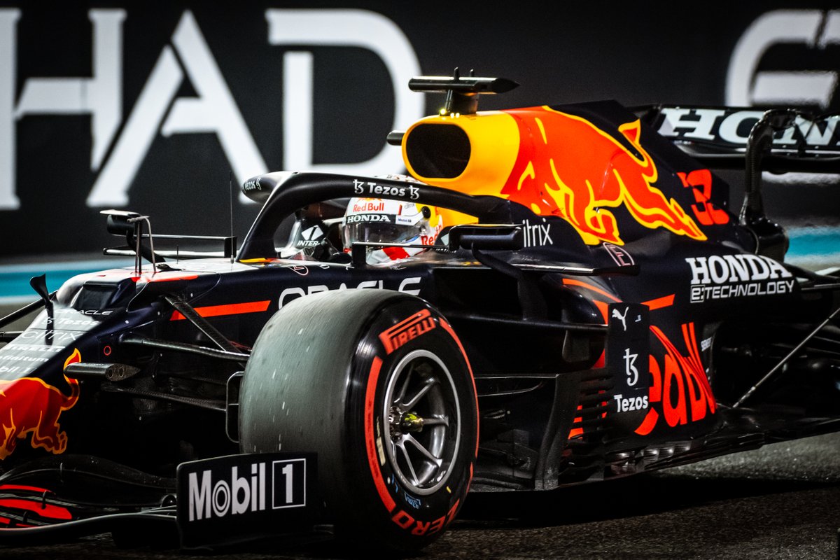 Pole sitter Max Verstappen, Red Bull Racing
