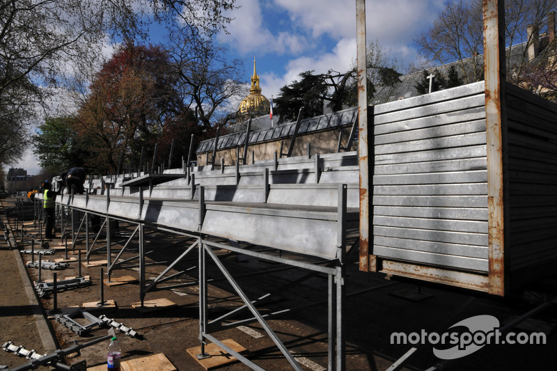 Voorbereidingen op de ePrix van Parijs