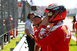 Kimi Raikkonen, Ferrari op de grid