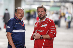 Frederic Vasseur, Sauber Team Principal ve Gino Rosato, Ferrari