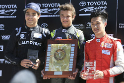 Podium: winner Lando Norris, second place Pedro Piquet, third place Guan Yu Zhou