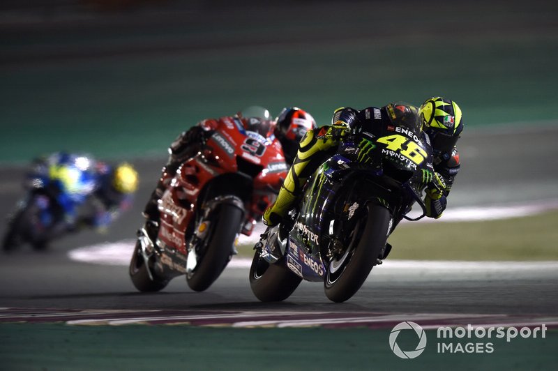 Valentino Rossi signe le meilleur tour aux essais — GP du Qatar Valentino Rossi signe le meilleur tour aux essais — GP du Qatar