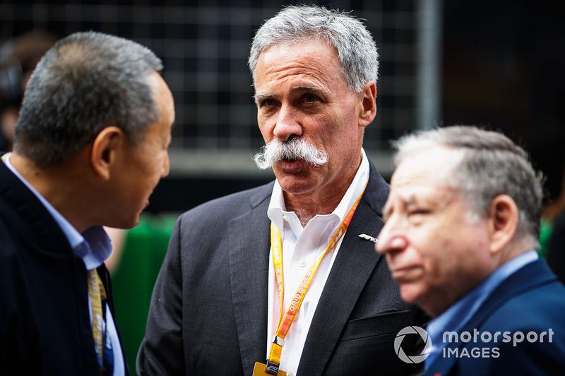 Chase Carey, Formula 1 y Jean Todt, President de FIA