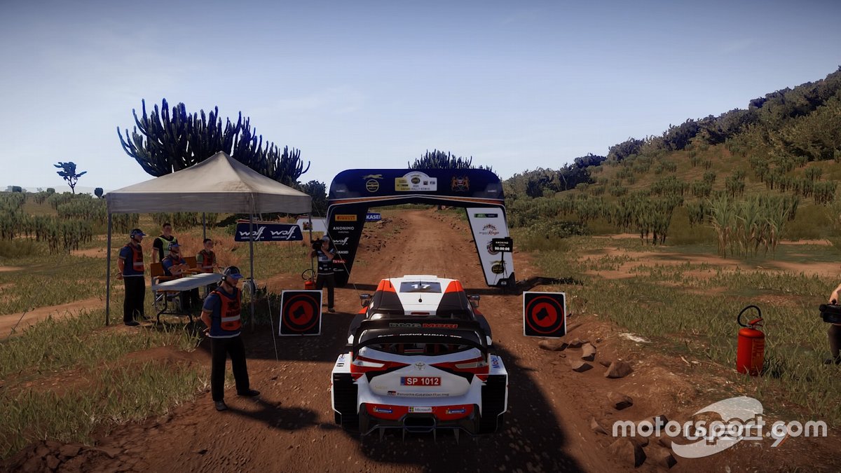 Hasil tangkapan layar gim WRC 9