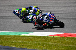 Jorge Lorenzo, Yamaha Factory Racing, und Valentino Rossi, Yamaha Factory Racing