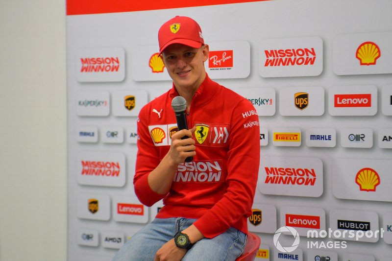 Мік Шумахер, Ferrari, на перс-конференції