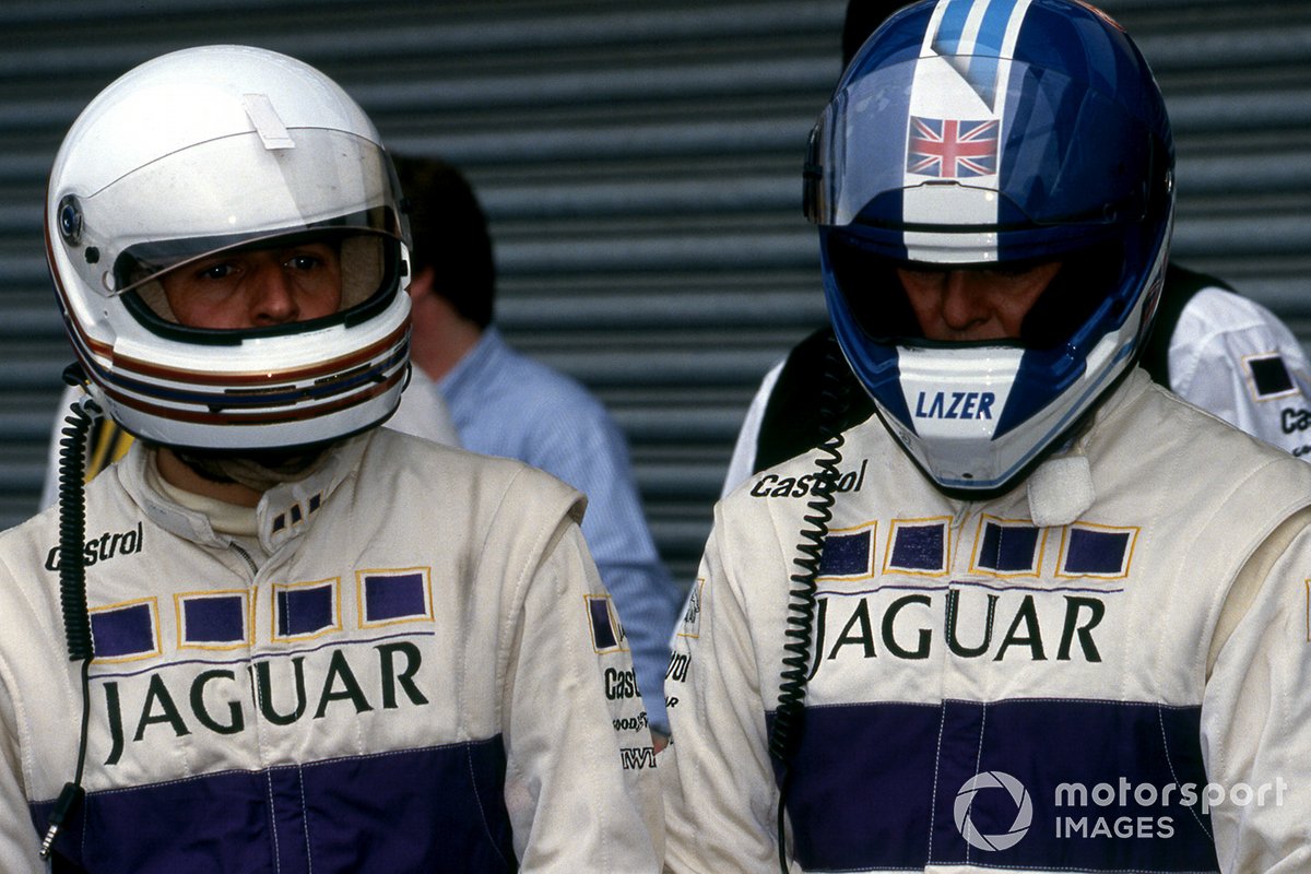 Martin Brundle, Derek Warwick, Jaguar Racing