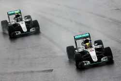 Lewis Hamilton en Nico Rosberg, Mercedes AMG F1 W07 Hybrid