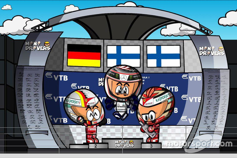 El GP de Rusia 2017 de F1 según Los Minidrivers